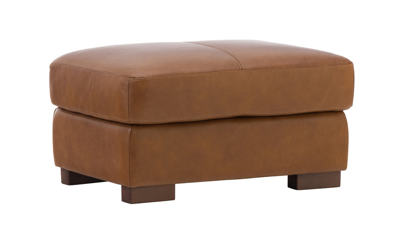 Brema Leather Ottoman